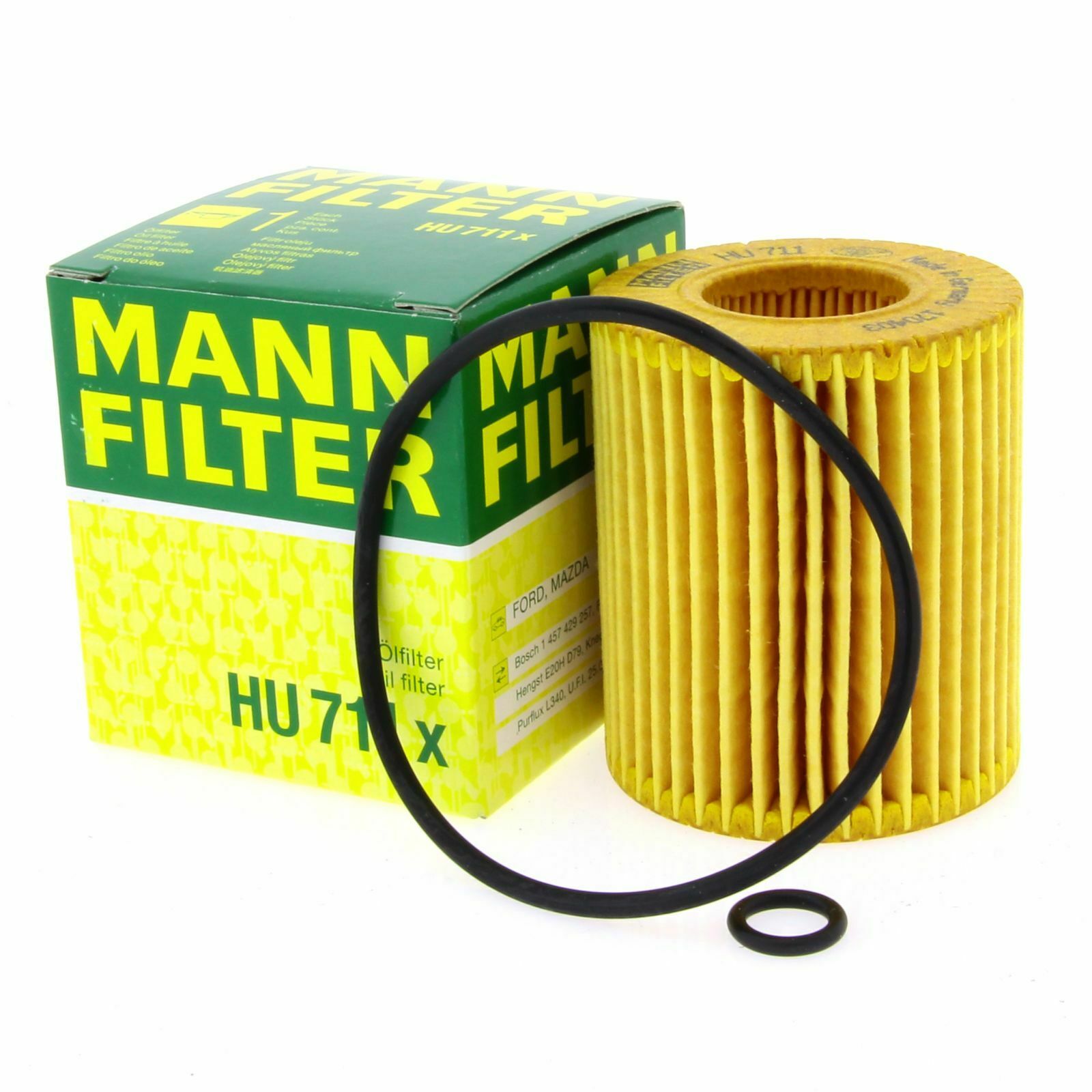 MANN Ölfilter Fahrzeugfilter HU711X Filter passend für Ford Galaxy Mazda Atenza GG