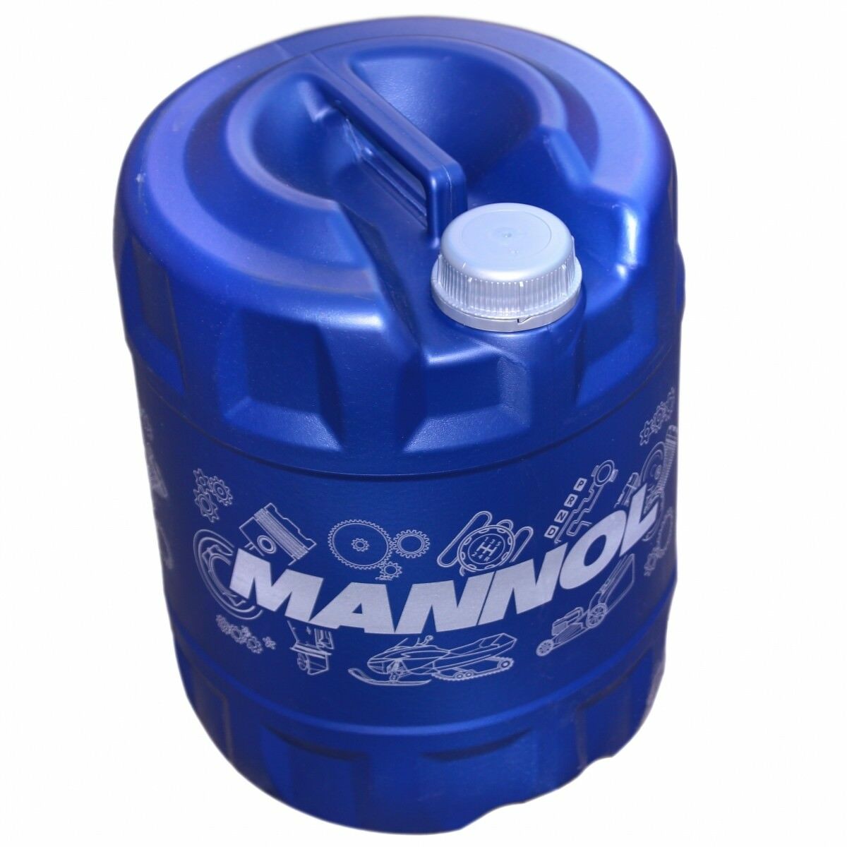 40 Liter MANNOL Agro TC Öl für Gartengeräte Rasenmäher-Öl + Ablasshahn
