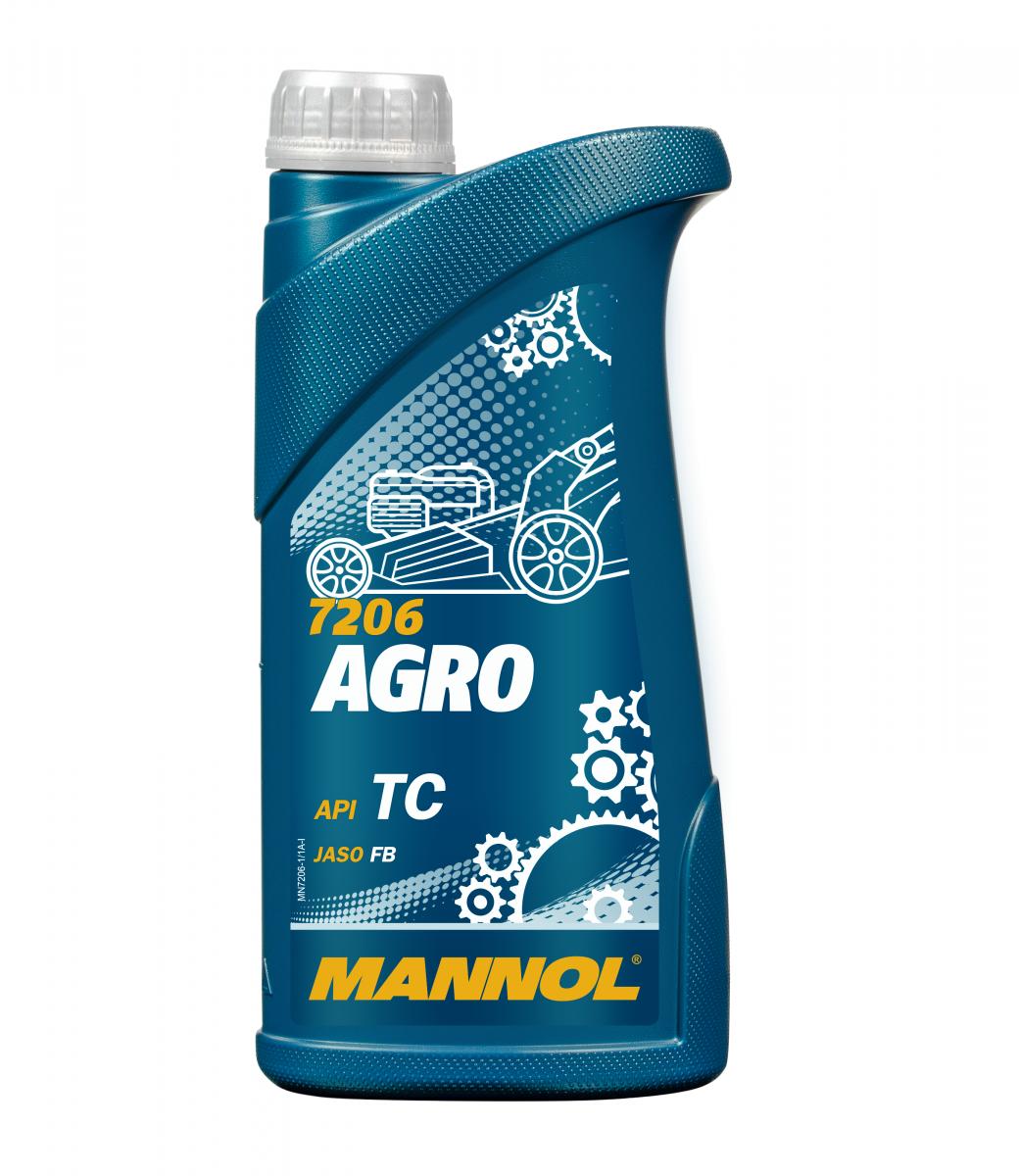 1 Liter MANNOL Agro API TC Öl für Gartengeräte Öl für Gartengeräte