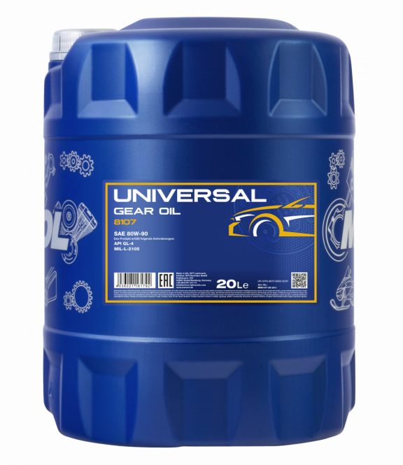 20 Liter MANNOL Universal Getriebeöl 80W-90 GL4 80W90 Getriebe Öl