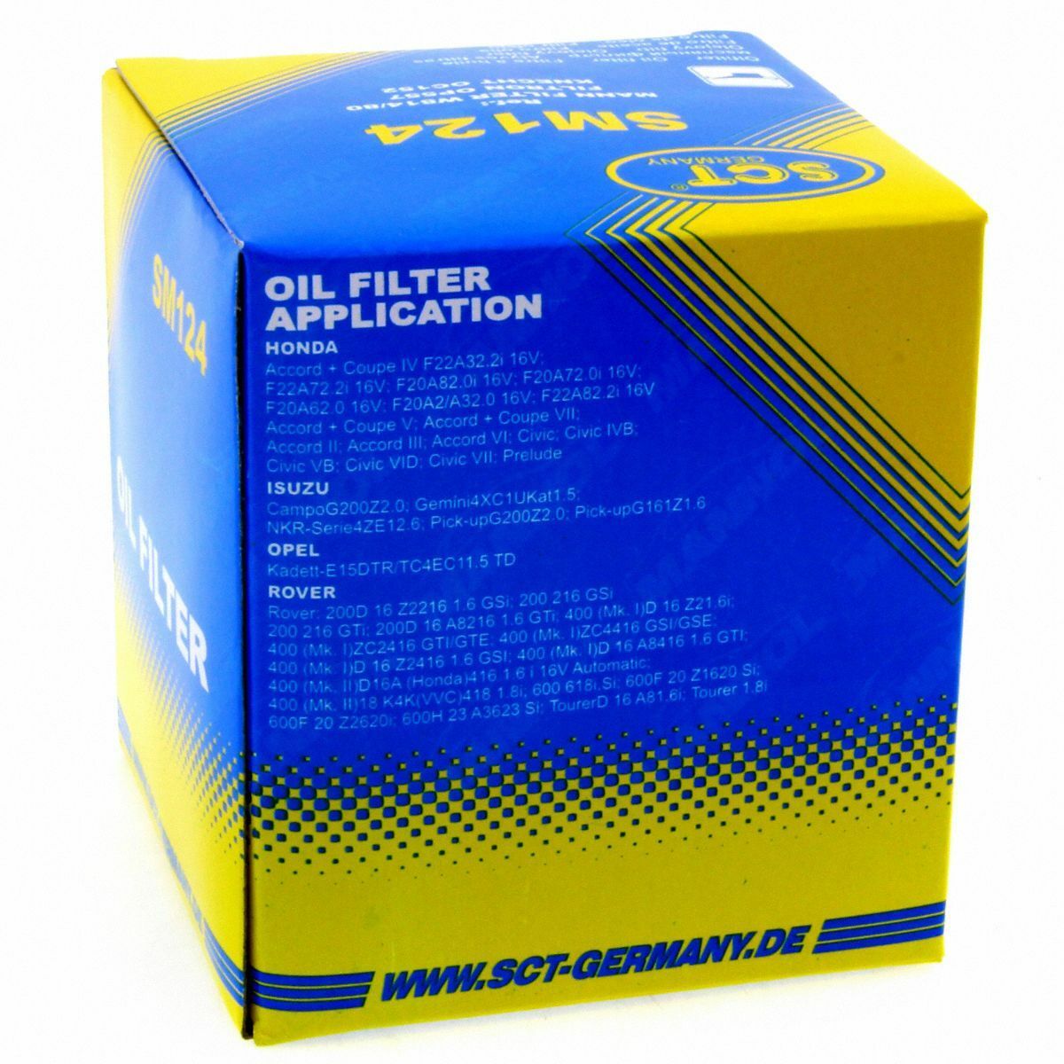 SCT Ölfilter SM124 Filter Motorfilter Anschraubfilter Ford Honda Mazda Opel Rover Subaru