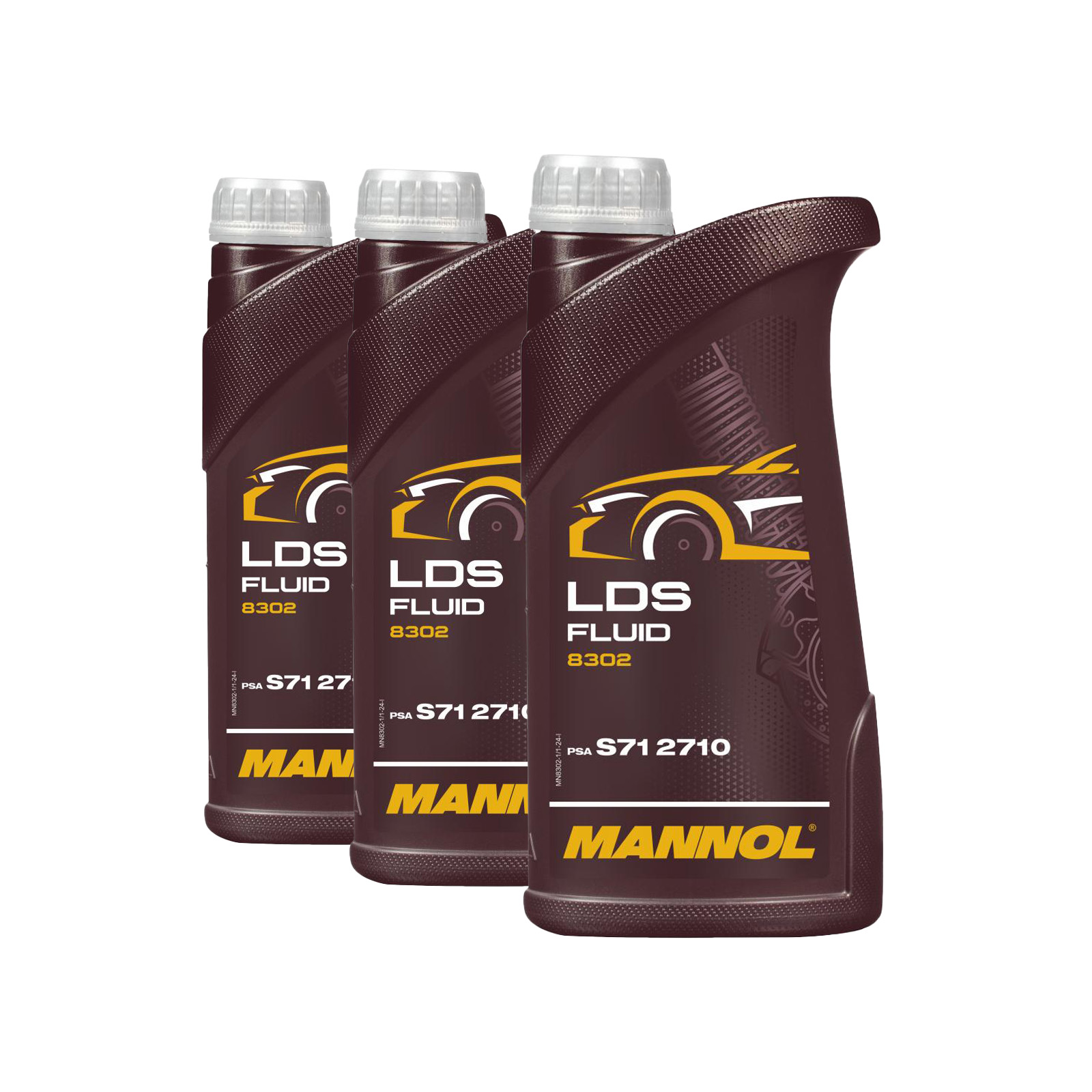 3 Liter (3x1) MANNOL LDS Fluid 8302 Hydraulikflüssigkeit DIN 51 524-3 3 Liter (3x1) MANNOL LDS Fluid 8302 Hydraulikflüssigkeit DIN 51 524-3