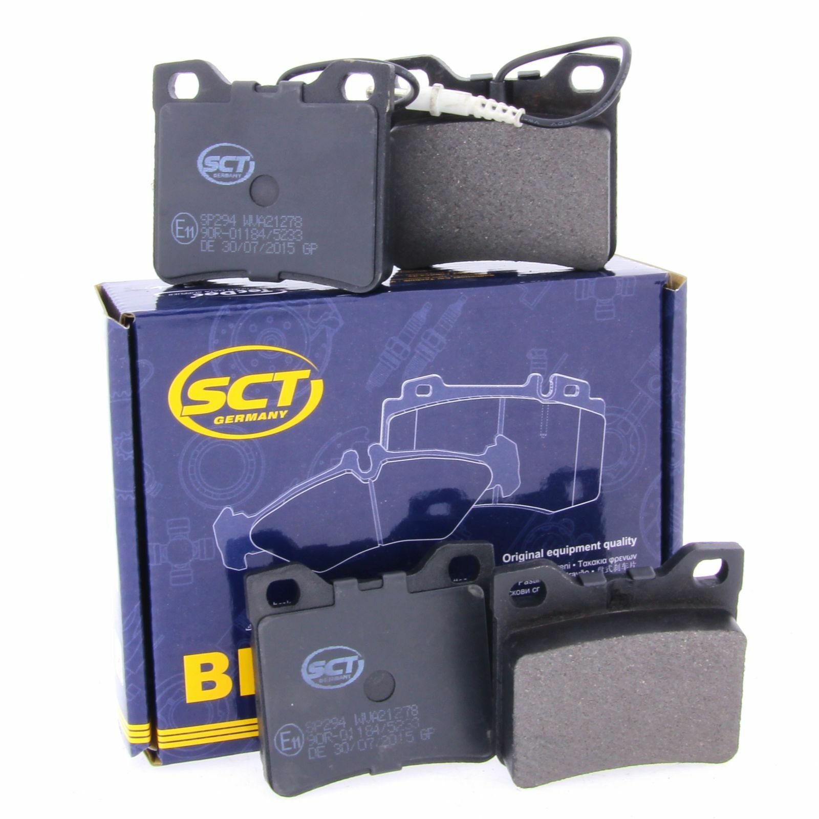 SCT Bremsbeläge SP294PR Bremsklötze Bremsbelagsatz hinten Mercedes Peugot