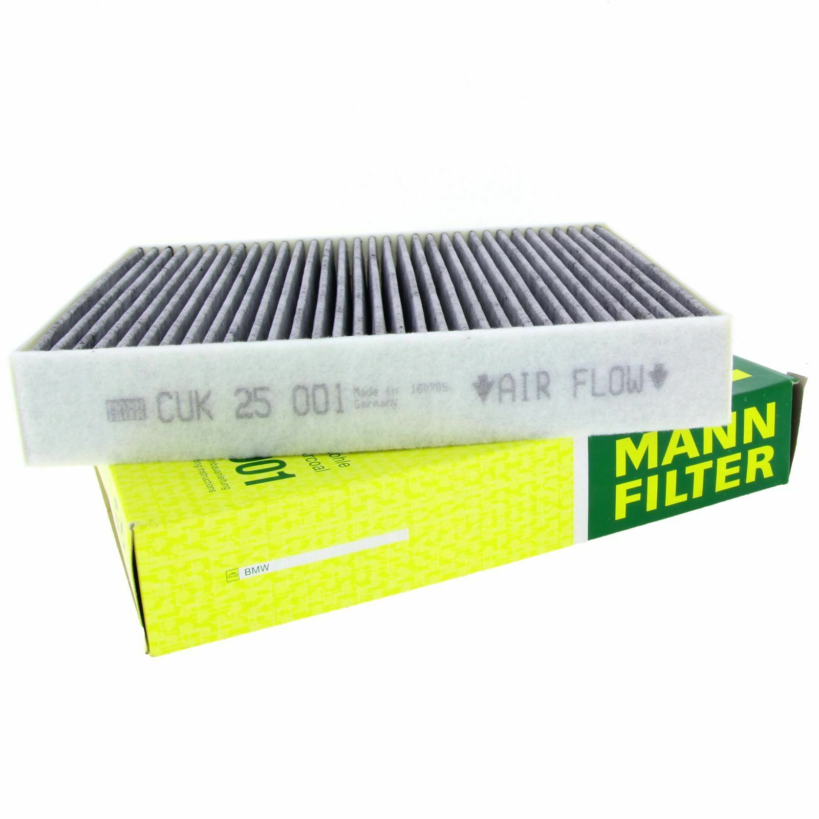 MANN Innenraumfilter Aktivkohle CUK25001 Filter Alpina B3 F30 passend für BMW 1 F20