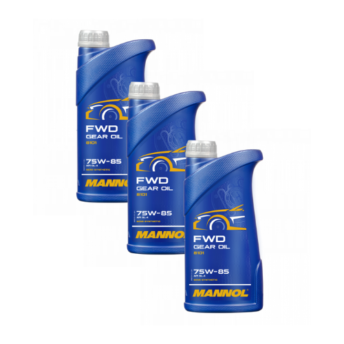 3 Liter (3x1)MANNOL 8101 FWD Getriebeöl 75W-85 API GL 4 75W85 3 Liter (3x1)MANNOL 8101 FWD Getriebeöl 75W-85 API GL 4 75W85