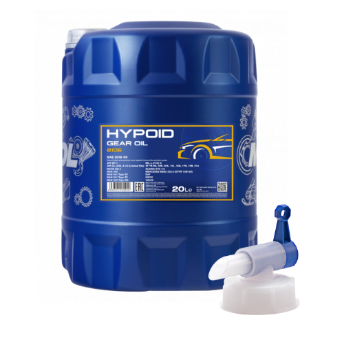 20 Liter MANNOL Hypoid Getriebeöl 80W-90 GL4/GL5 LS 80W90 1x Ablasshahn