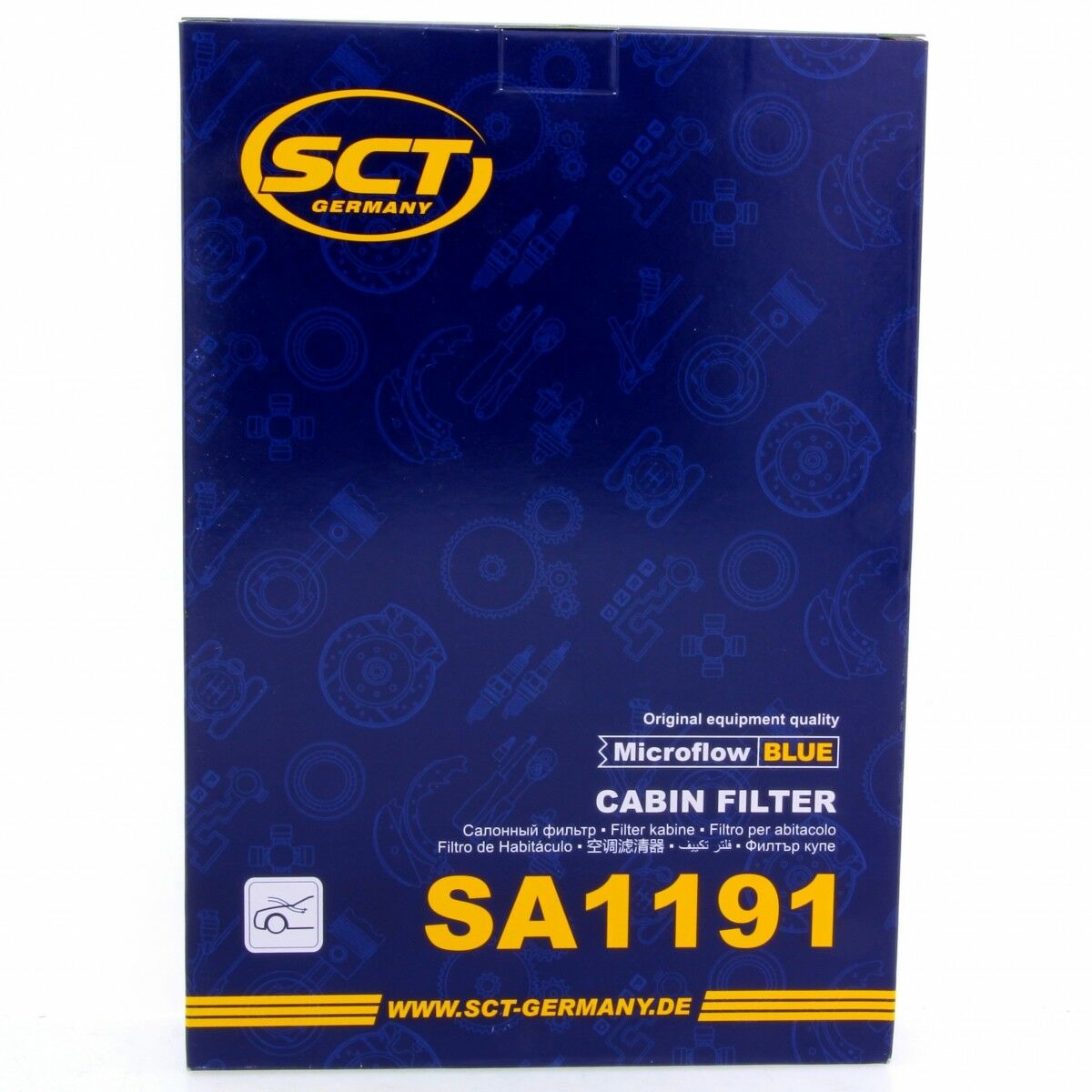 SCT Innenraumfilter Luftfilter SA1191 Pollenfilter Luft Filter Renault Megane 