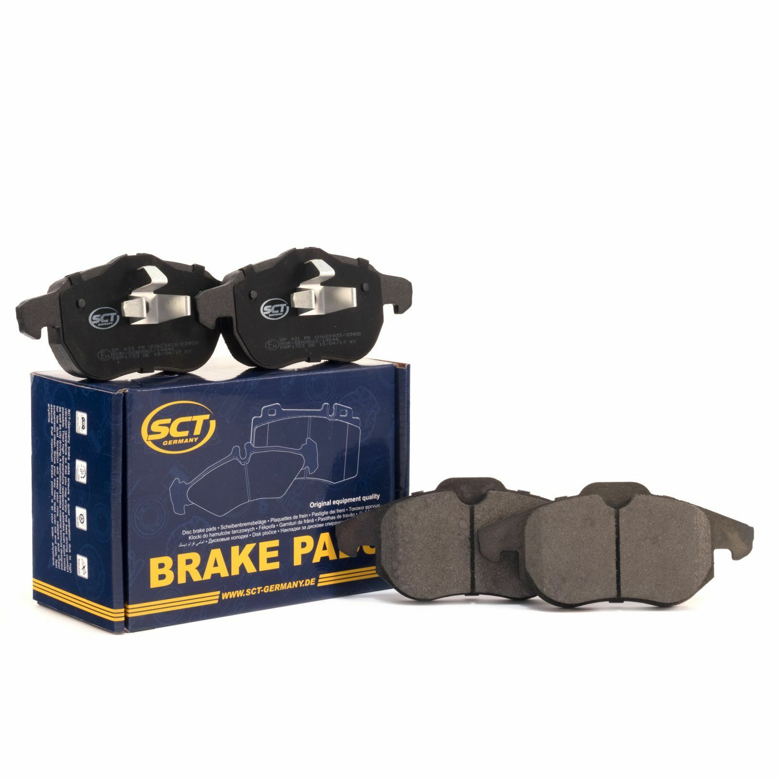 SCT Bremsbeläge SP431PR Bremsklötze Bremsbelagsatz Bremsen vorne Fiat Opel Saab