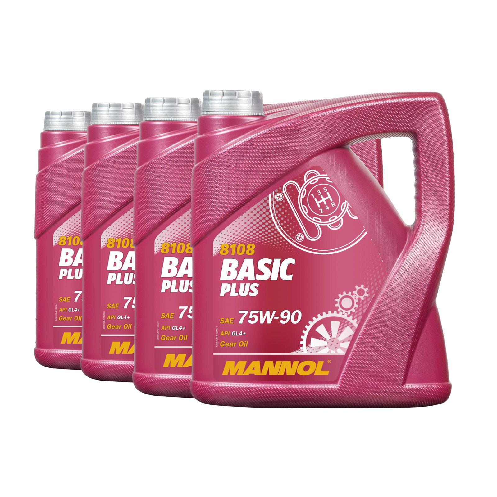 16 Liter (4x4) MANNOL Basic Plus 75W-90 API GL 4+ Getriebeöl 75W90 Öl