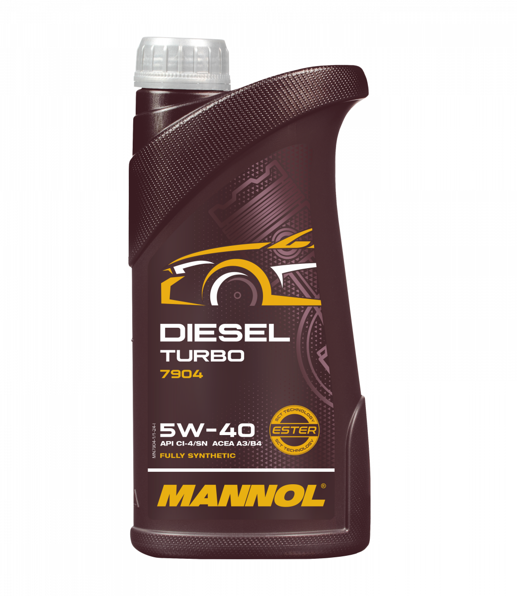 1 Liter MANNOL Diesel Turbo 5W-40 API CI-4/SN Motoröl 5W40 4036021101101