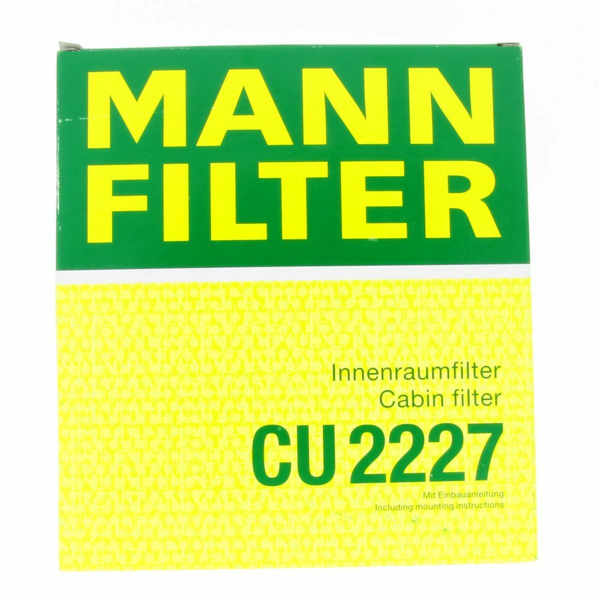 MANN Innenraumfilter CU2227 Filter Chrysler Dodge Fiat Jeep Lancia