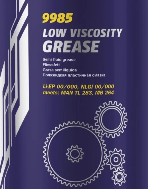 3x 800g MANNOL Li-EP-00/000 Low Viscosity Grease Fliessfett 4036021998671