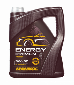 20 Liter (4x5) MANNOL Energy Premium 7908 5W-30 Motoröl API SP