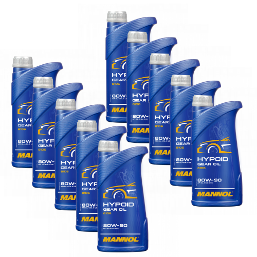 10 Liter (10x1) MANNOL Hypoid Getriebeöl 80W-90 API GL4/GL5 LS Getriebe Öl 80W90