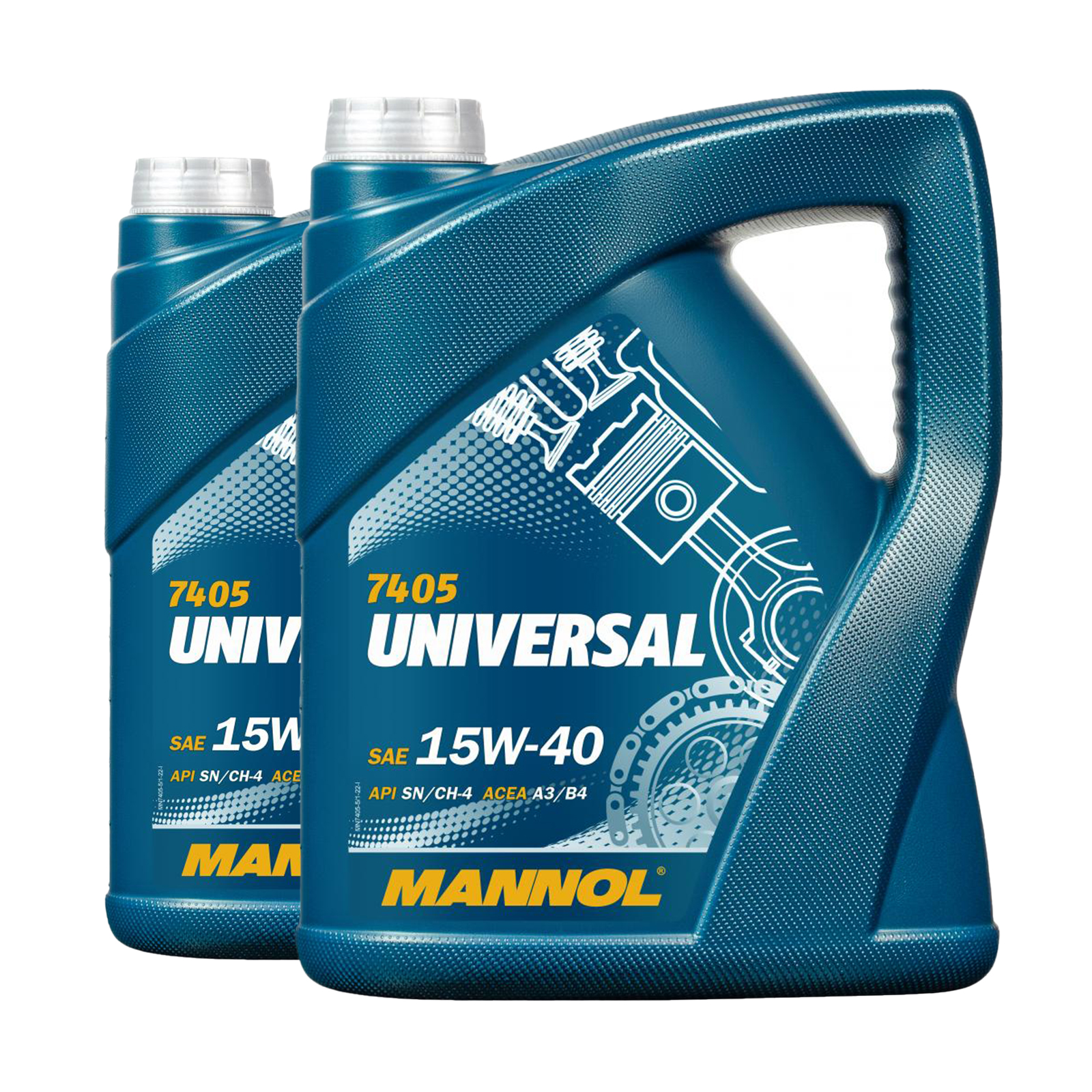 10 Liter (2x5) MANNOL Universal 15W-40 API SN/CH-4 Motoröl 15W40 4036021500263