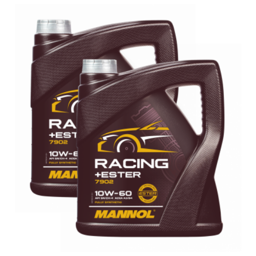 8 Liter (2x4) MANNOL Racing Ester 10W-60 API SN CH-4 Motoröl 10W60