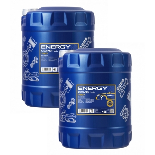 20 Liter (2x10) MANNOL Energy Combi LL Motoröl 5W30 API SN passend für VW BMW MB