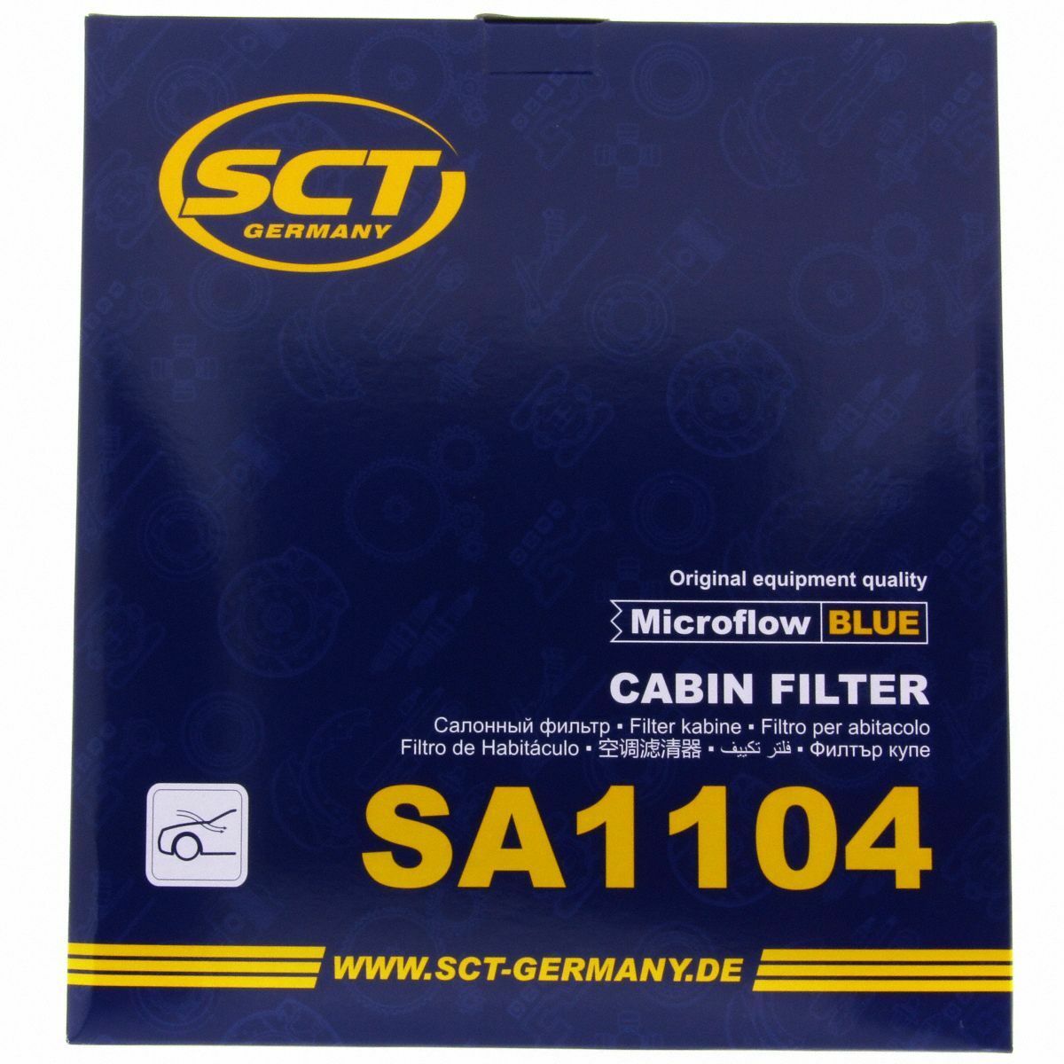 SCT Innenraumfilter Luftfilter SA 1104 Pollenfilter Luft Filter passend für Opel
