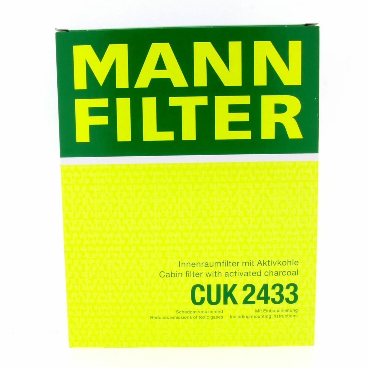 MANN Innenraumfilter Aktivkohle CUK2433 Filter passend für Ford Ikon V JH_ JD_ Fiesta Van