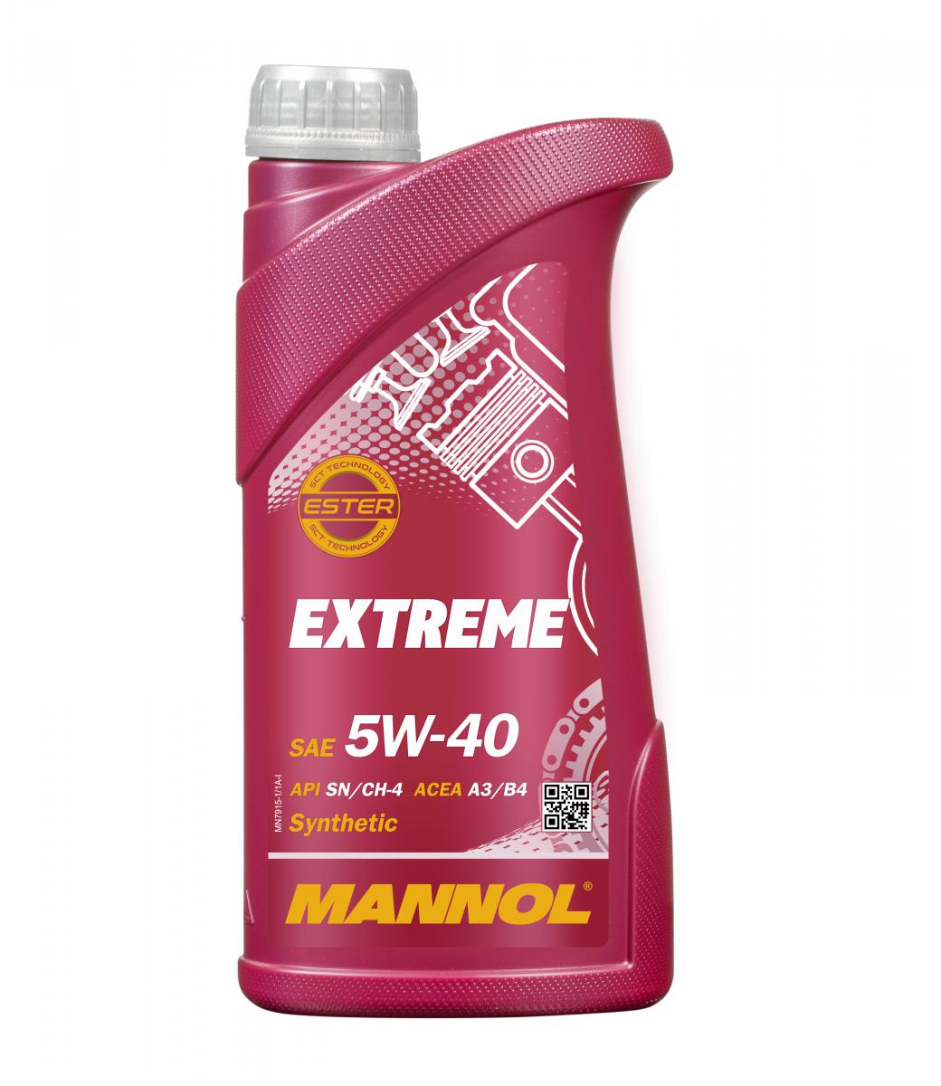 1 Liter MANNOL Extreme 5W-40 API SN CH-4 Motoröl 5W40 4036021102542