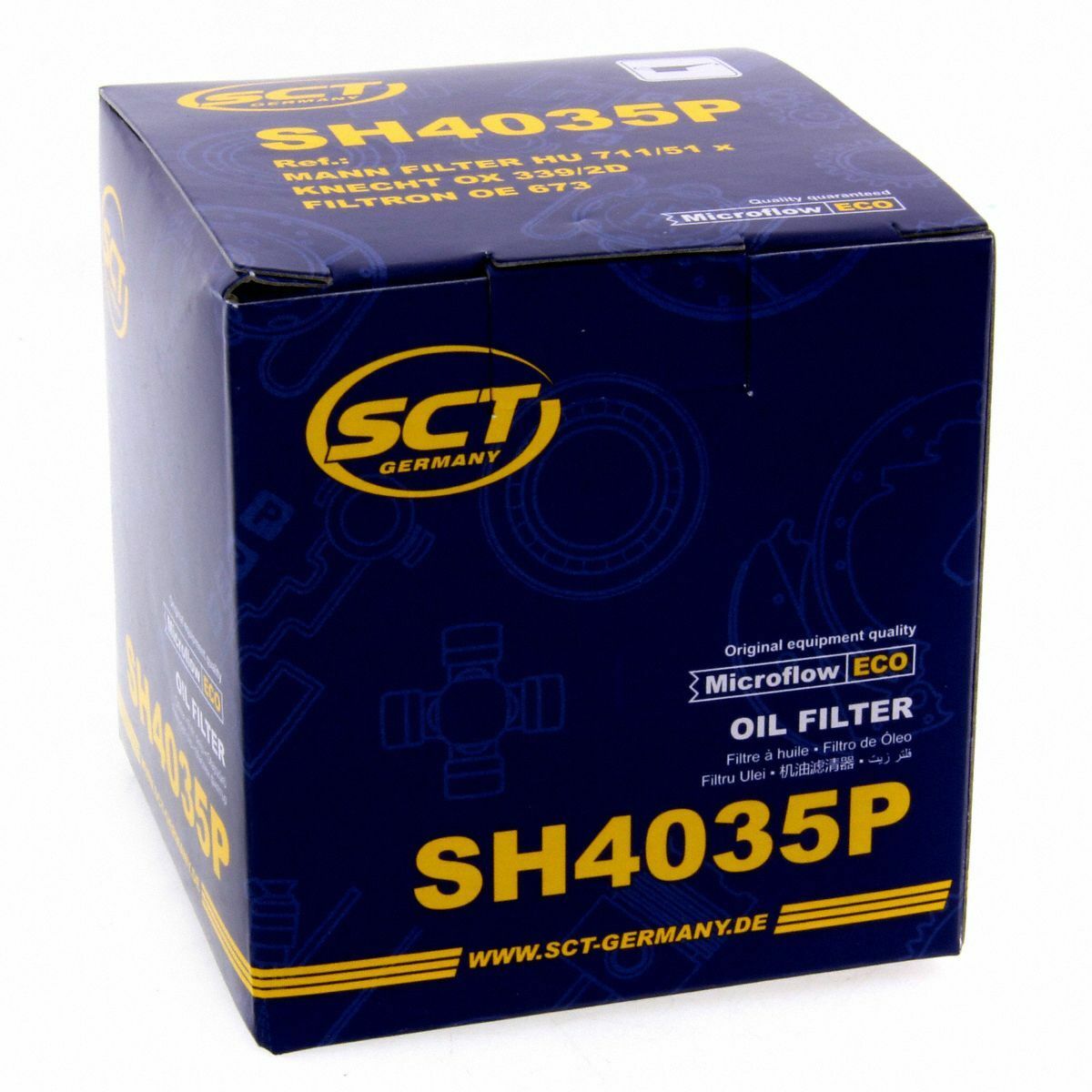 SCT Ölfilter SH4035P passend für Mini Cooper Cabrio Clubman Countryman Citroen