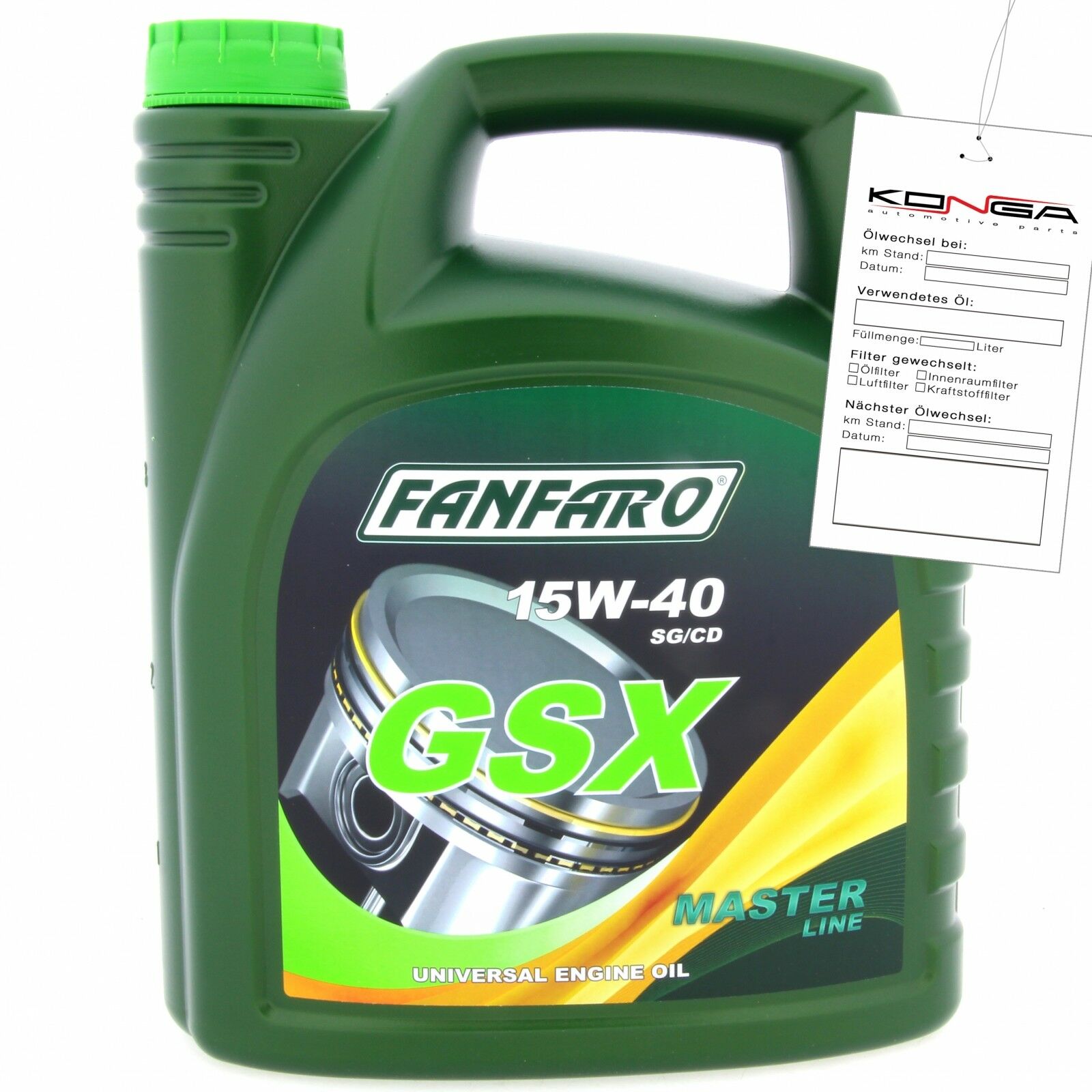 4 Liter FANFARO GSX 15W-40 API SN CH-4 Motoröl Universal Engine Oil