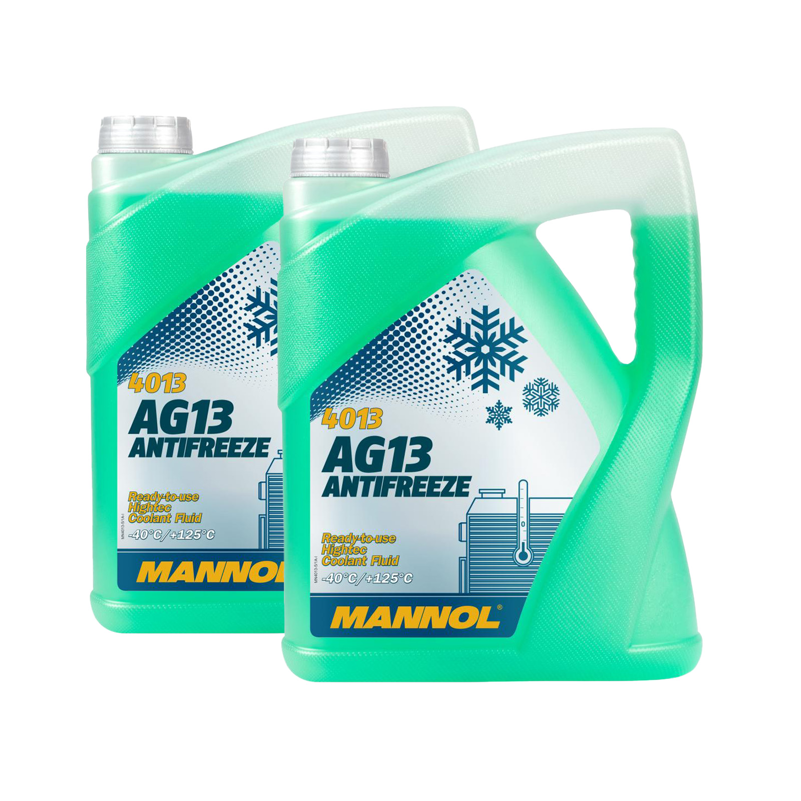 10 Liter (2x5) MANNOL hightech Antifreeze AG13 Frostschutz Fertiggemisch grün -40° G13