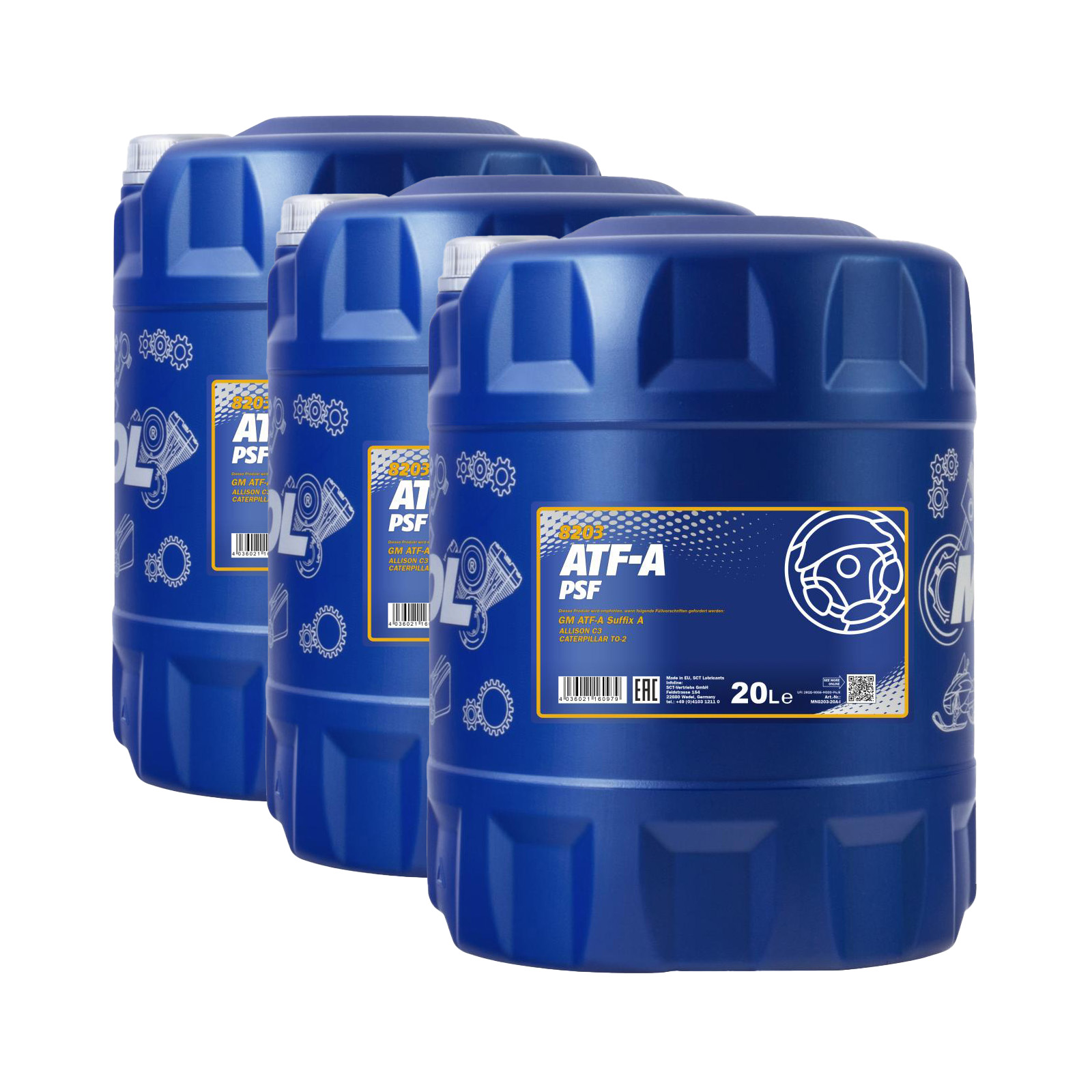 60 Liter MANNOL ATF-A Automatic Fluid Getriebeöl Automatikgetriebe Öl
