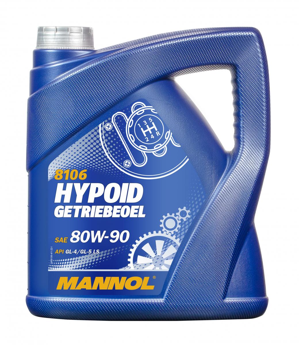 8 Liter (2x4) MANNOL Hypoid Getriebeöl 80W-90 API GL4/GL5 LS Getriebe Öl 80W90