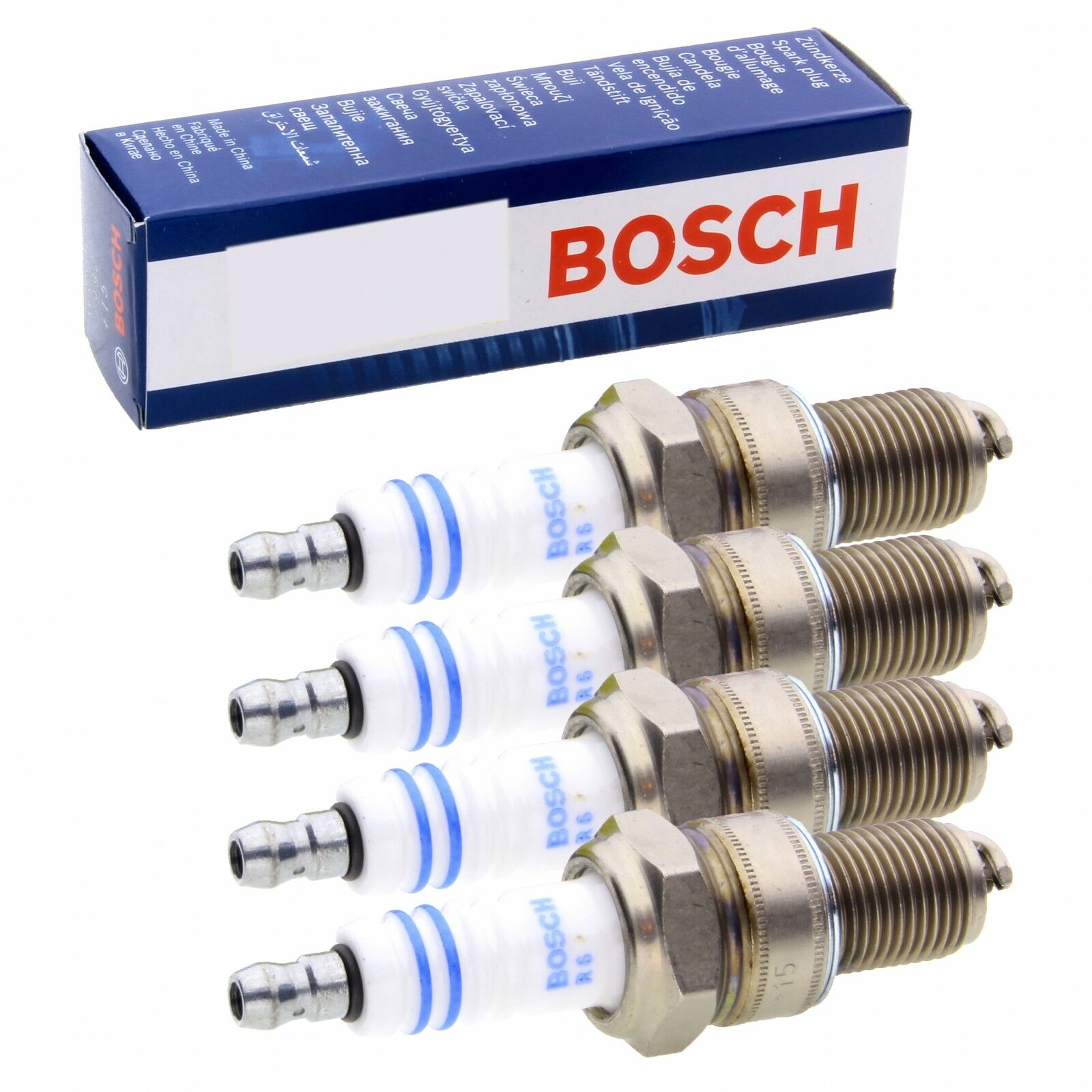 4x Bosch 0242235668 Zündkerze Audi BMW Fiat Lexus Opel Porsche Renault Skoda VW