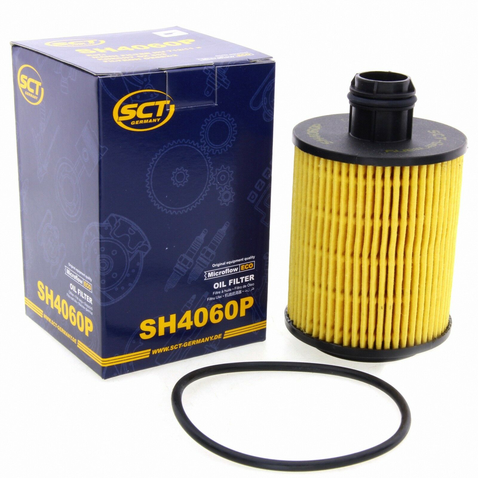 SCT Ölfilter SH4060P Filter Servicefilter Patronenfilter passend für Alfa Romeo Fiat Lancia Suzuki