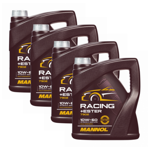 16 Liter (4x4) MANNOL Racing Ester 10W-60 API SN CH-4 Motoröl 10W60