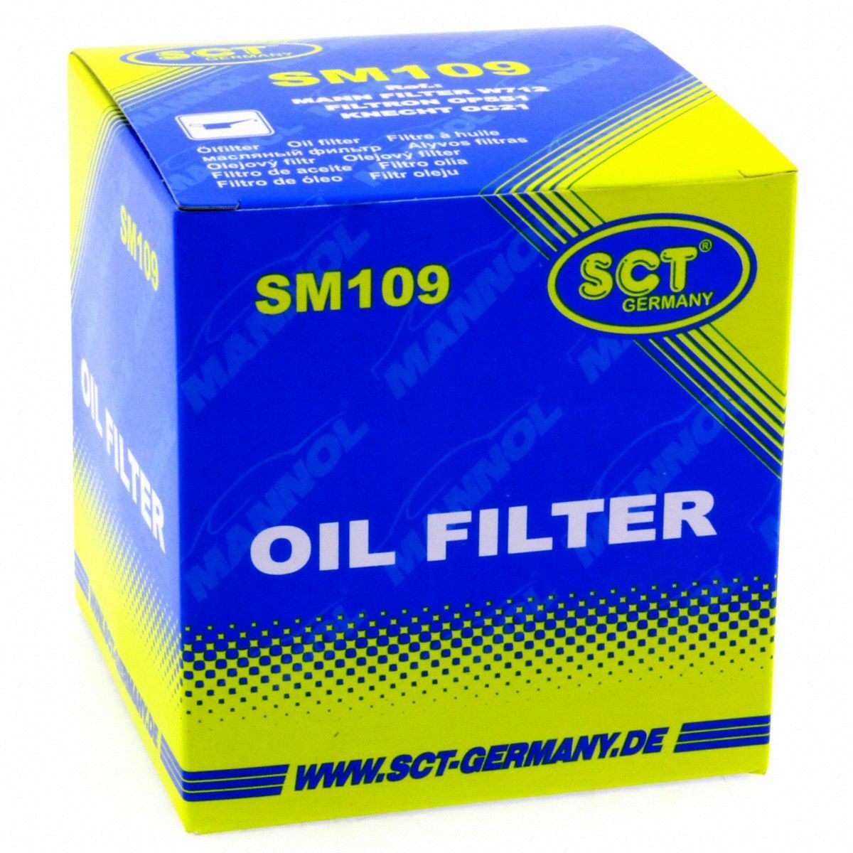 SCT Ölfilter SM109 Servicefilter Anschraubfilter Austin Bedford passend für Ford Opel Innocenti