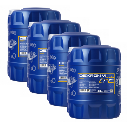 80 Liter MANNOL Dexron VI Getriebeöl Automatikgetriebe Öl 4036021166520