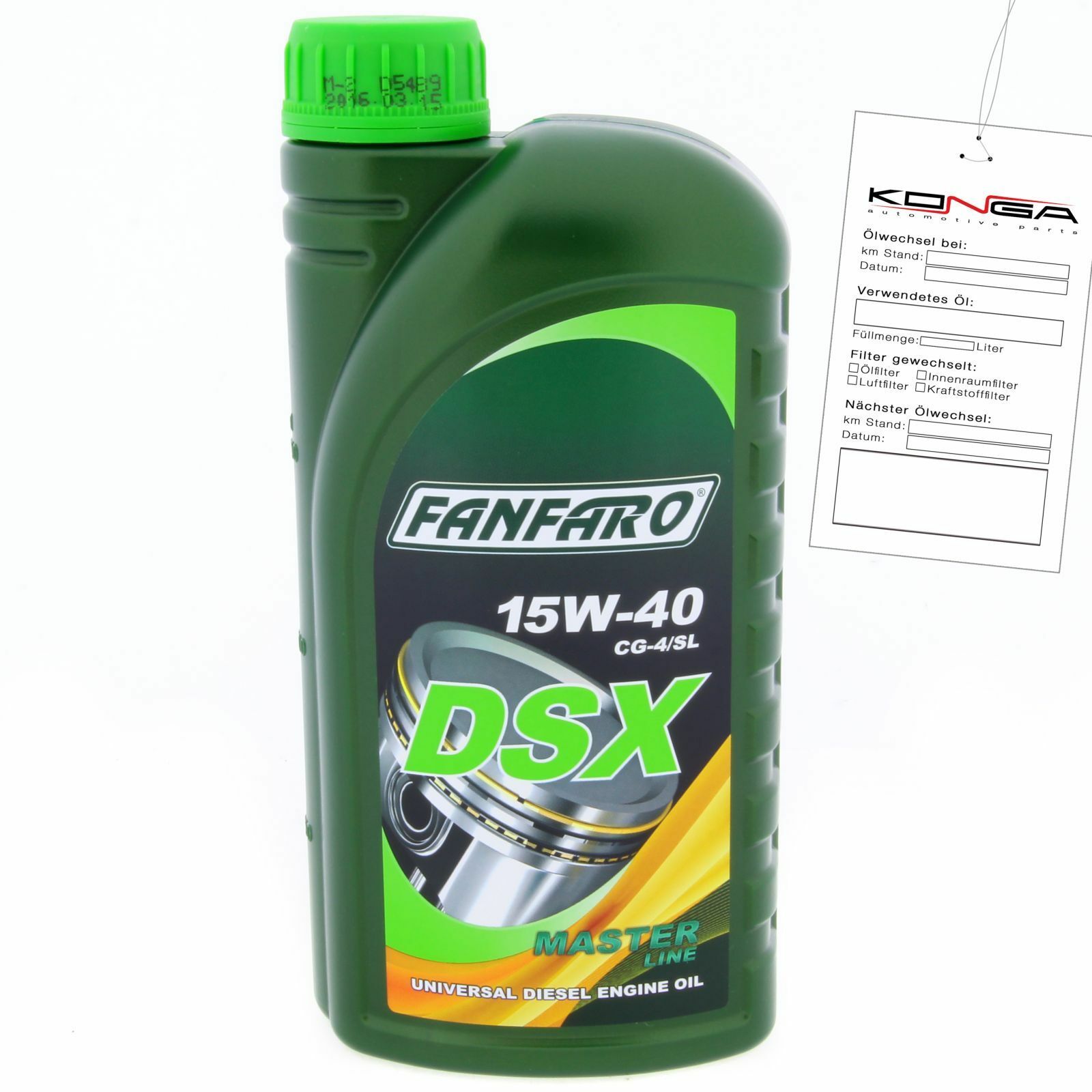 1 Liter FANFARO DSX 15W-40 CH-4/SL Motoröl E3 B3 A3 VW 505.00 501.00 MB 229.1