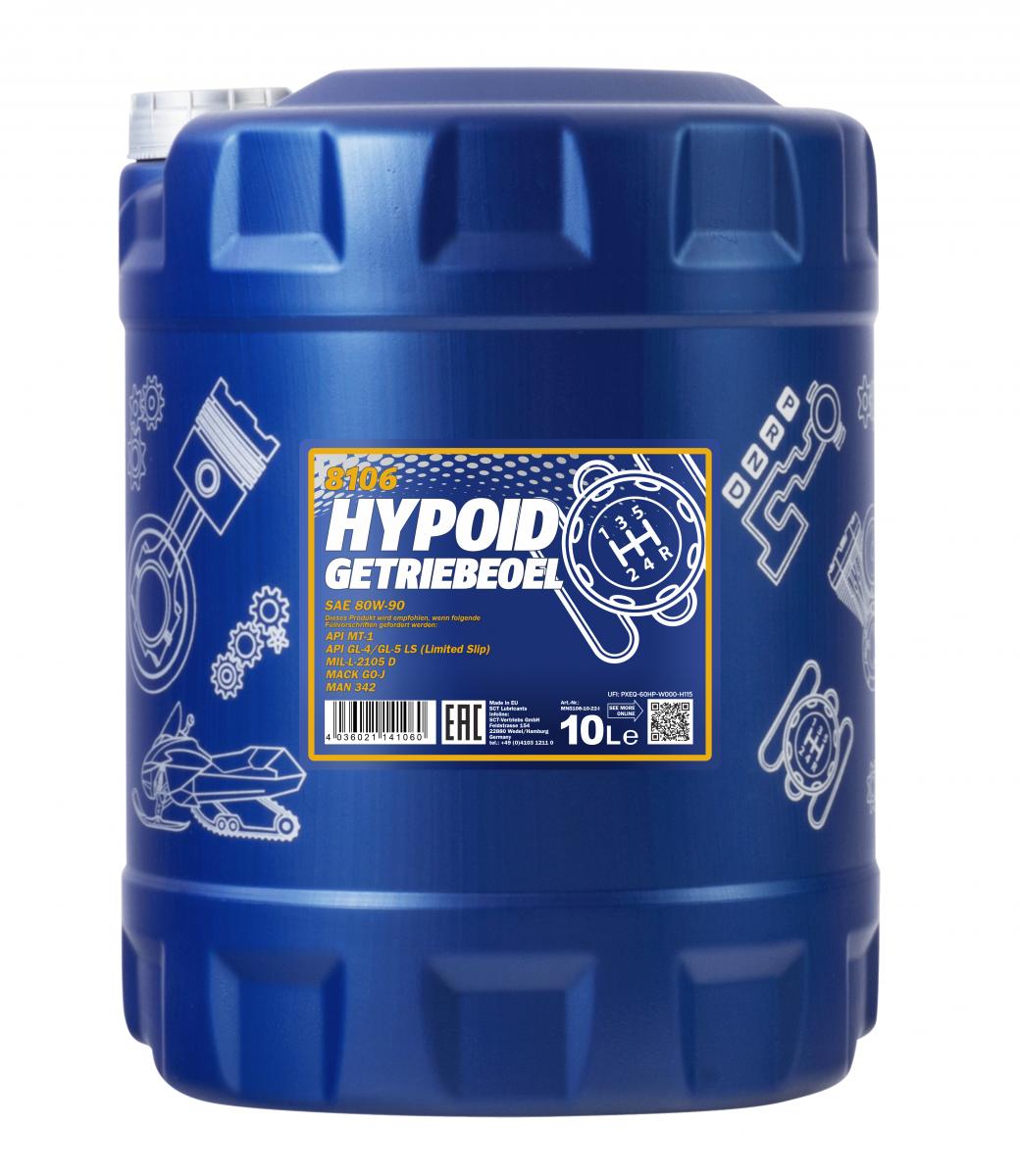 20 Liter (2x10) MANNOL Hypoid Getriebeöl 80W-90 API GL4/GL5 LS Getriebe Öl 80W90