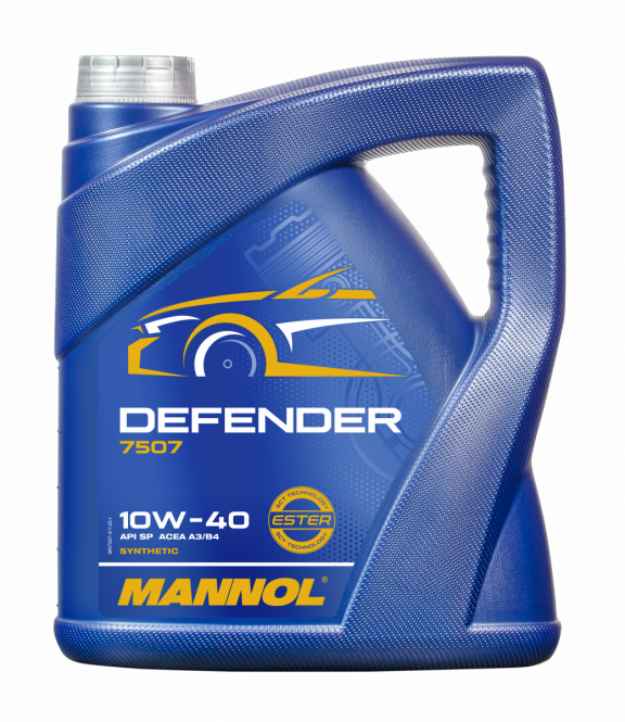 4 Liter MANNOL 7507 Motoröl Defender 10W-40 VW 505.00 MB 229.1 ACEA A3/B4 API SN