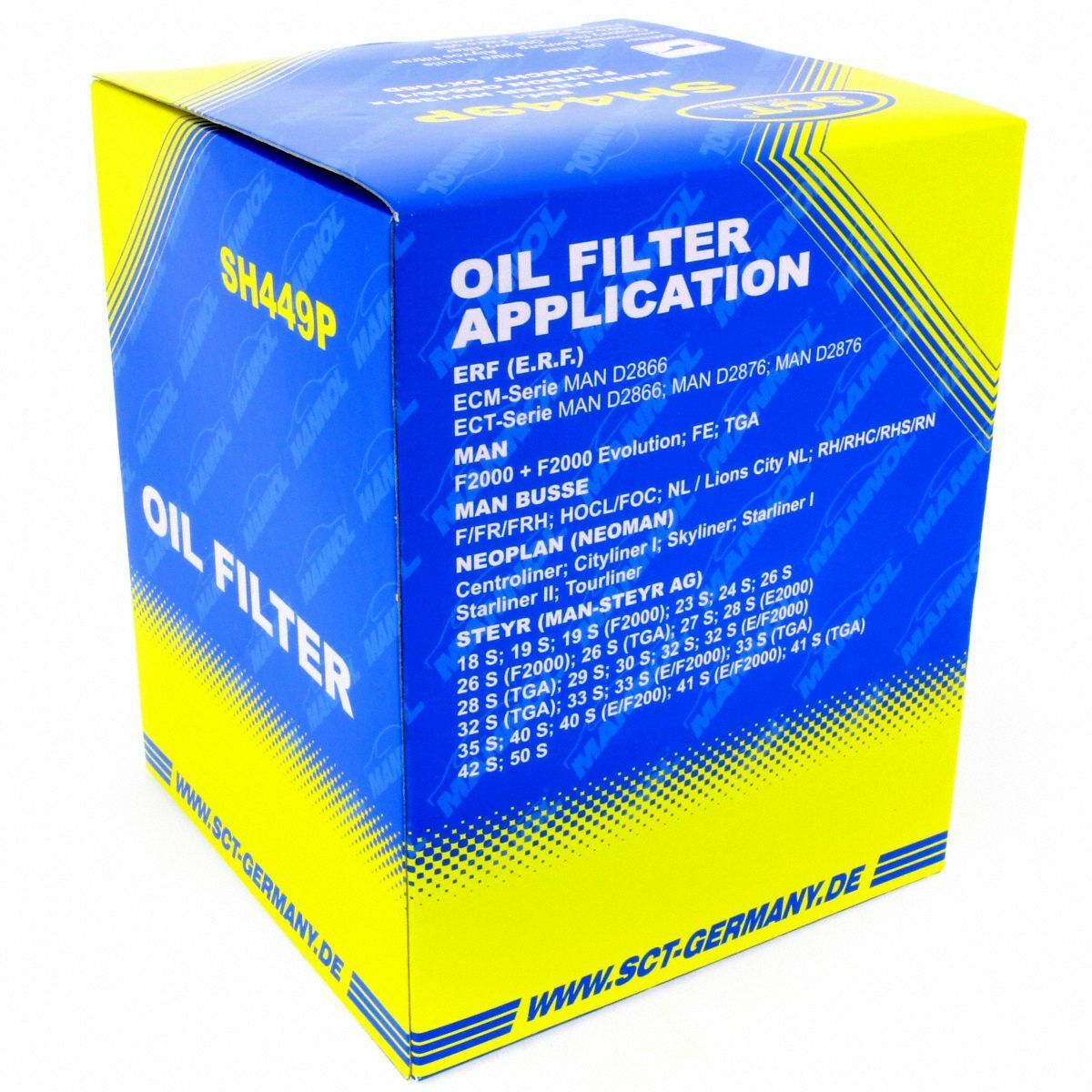SCT Ölfilter SH 449 P Filter Motorfilter Servicefilter Patronenfilter MAN STEYR