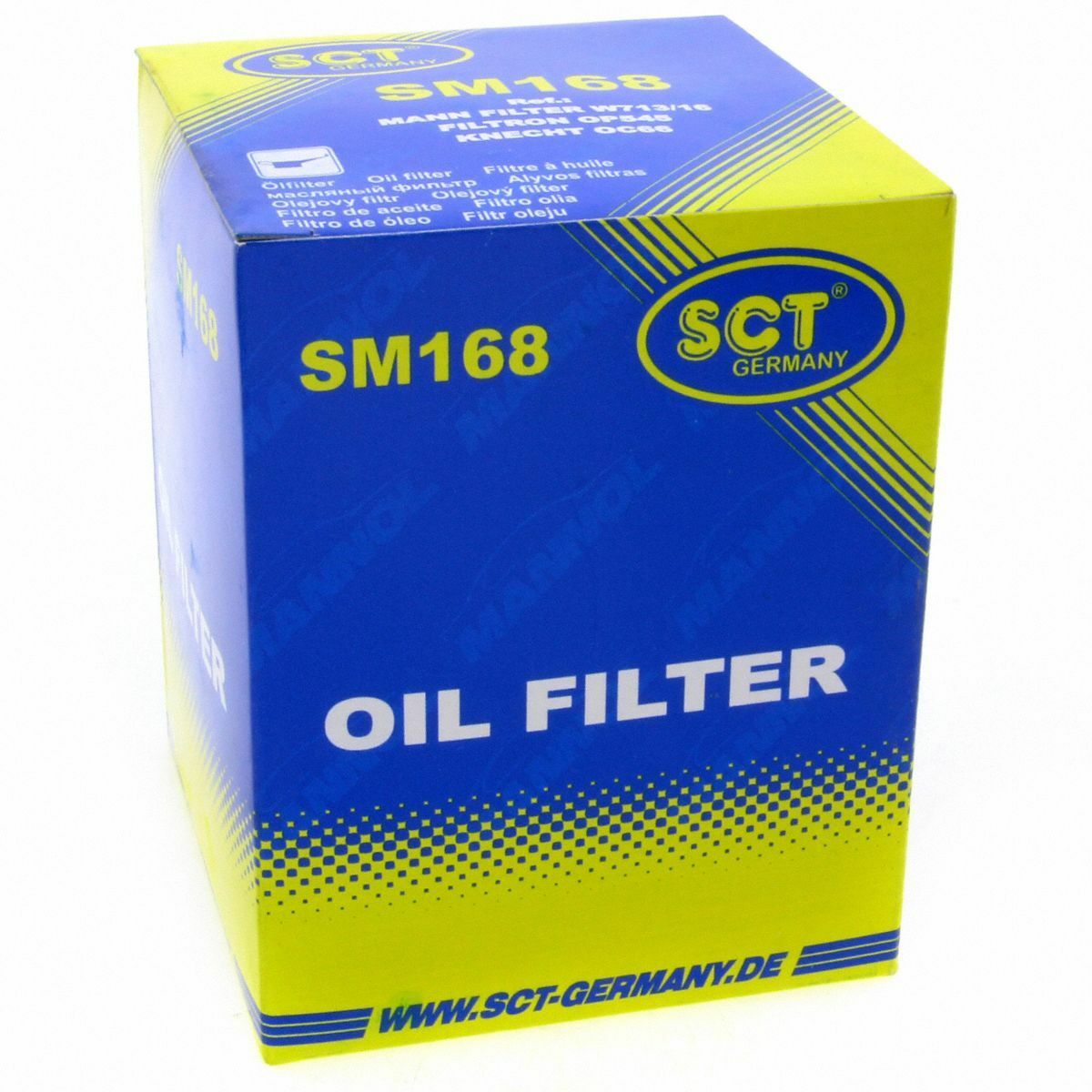 SCT Ölfilter SM168 Anschraubfilter passend für Alfa Romeo Citroën Fiat Smart Lancia
