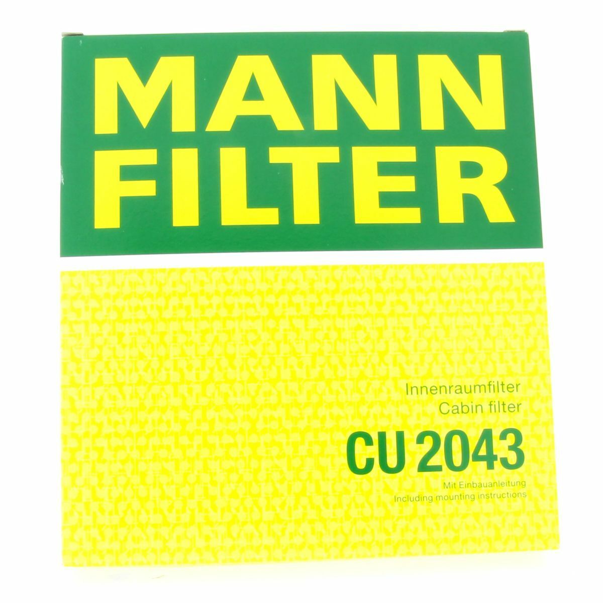 MANN Innenraumfilter Fahrzeugfilter CU2043 Filter passend für Mazda Demio DY Atenza GG