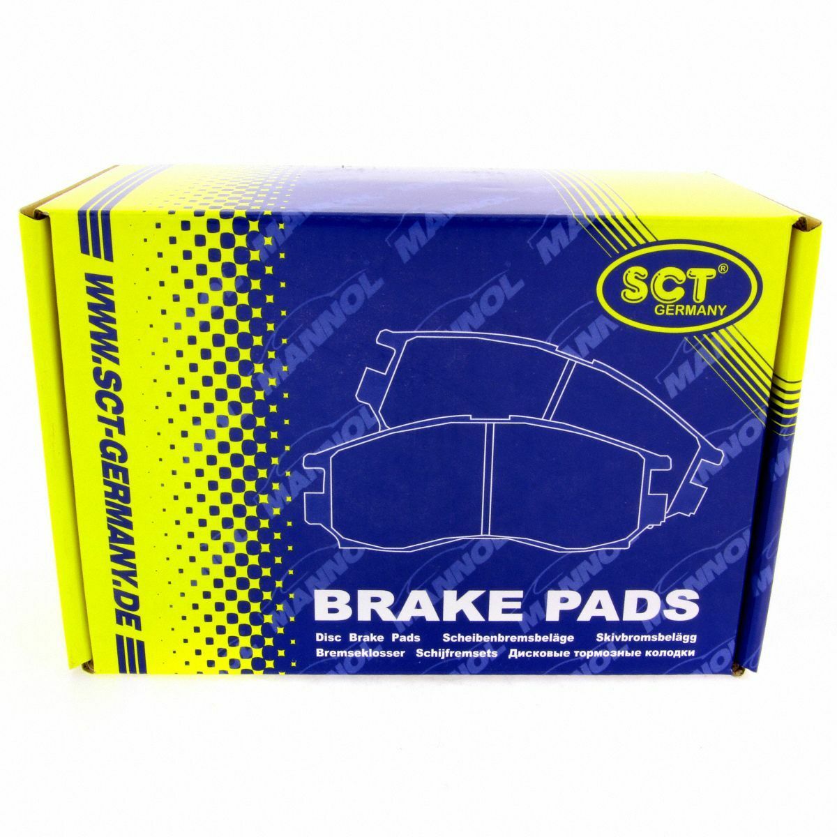 SCT Bremsbeläge SP241PR Bremsklötze Bremsbelagsatz Opel Astra Bremsen vorne