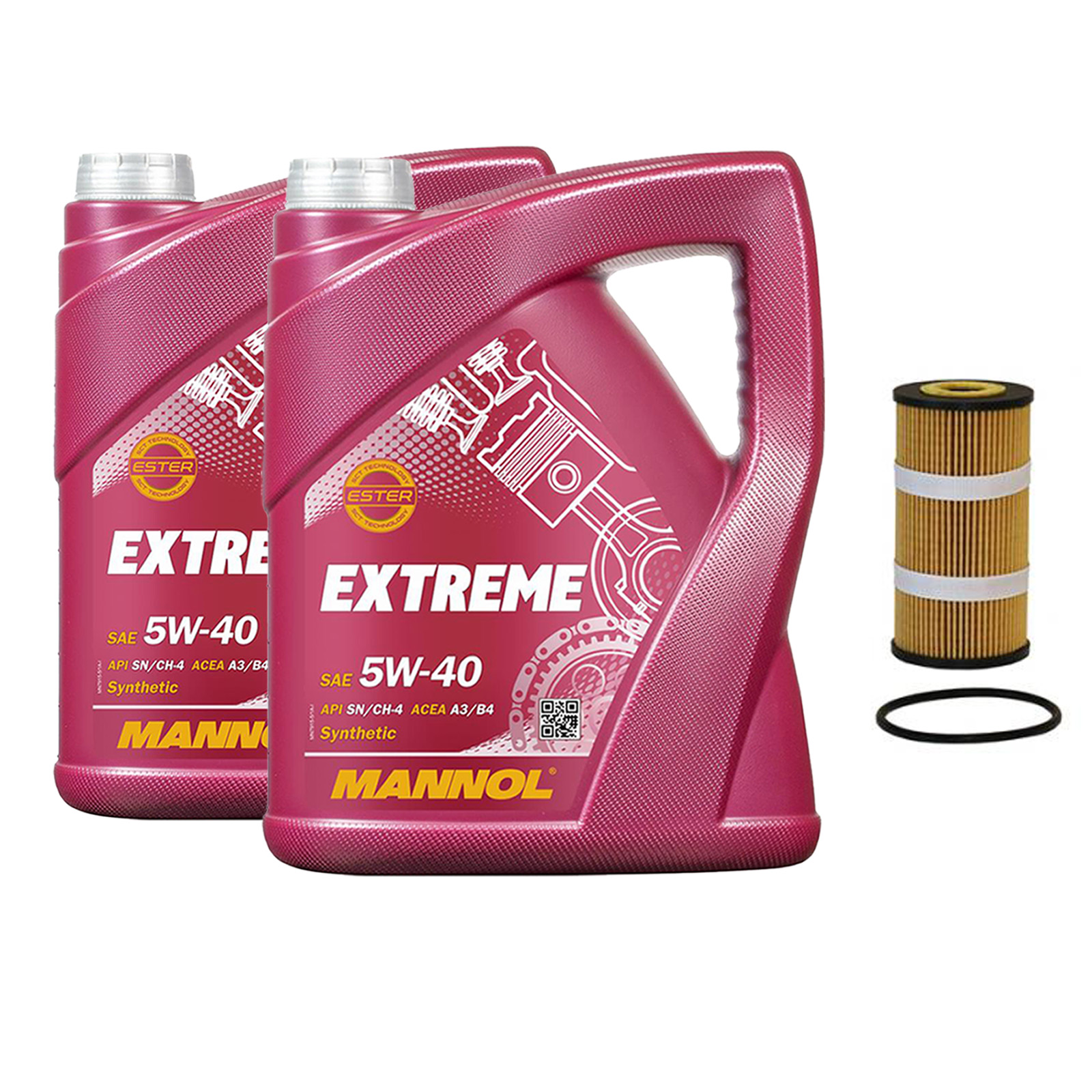 Inspektionskit MANNOL Extreme 5W-40 passend für Opel Movano Combi 2.2 Dti Kipper 2.5