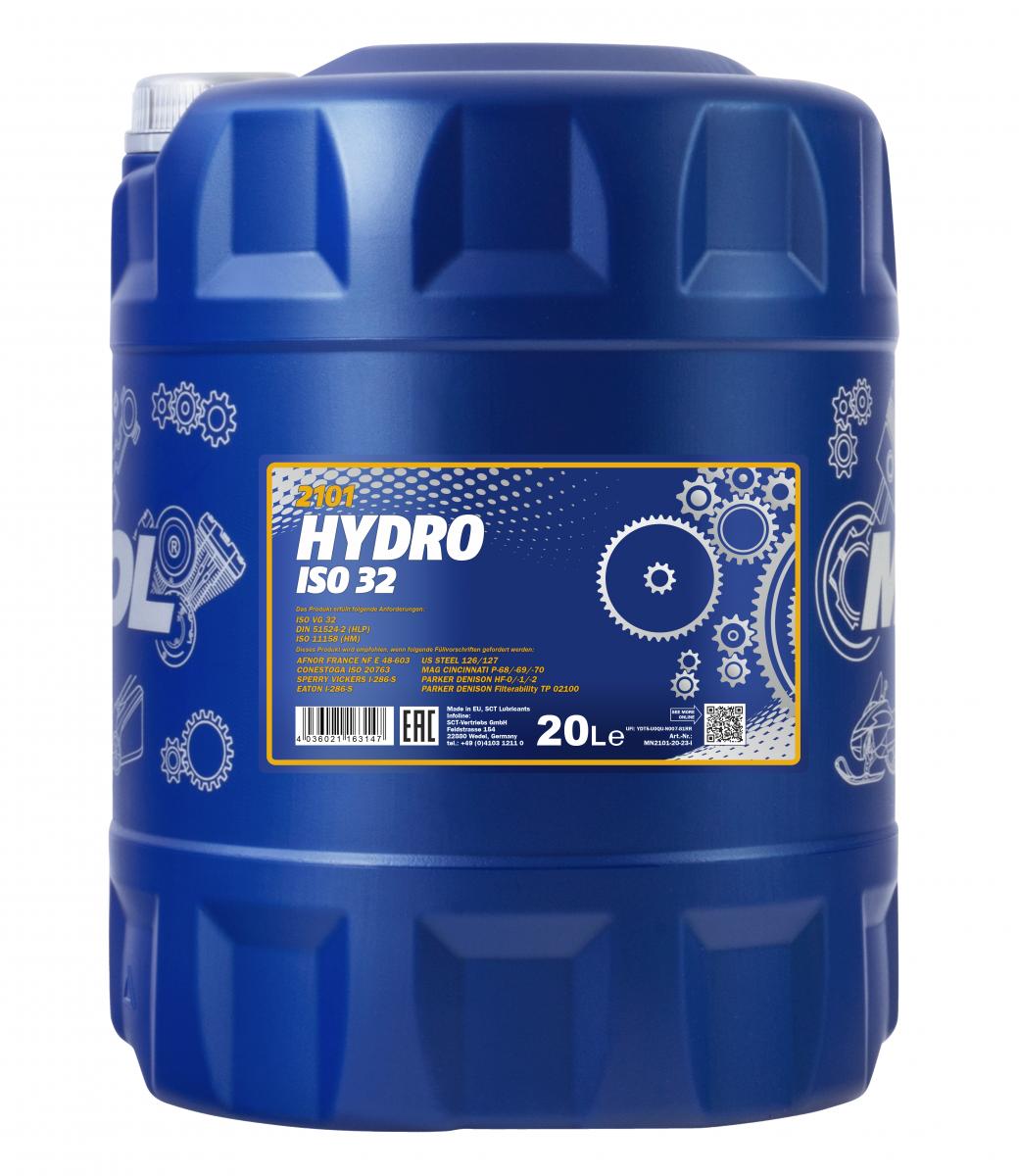 20 Liter MANNOL Hydro ISO 32 Hydrauliköl 20 L Hydraulikflüssigkeit Hebebühne