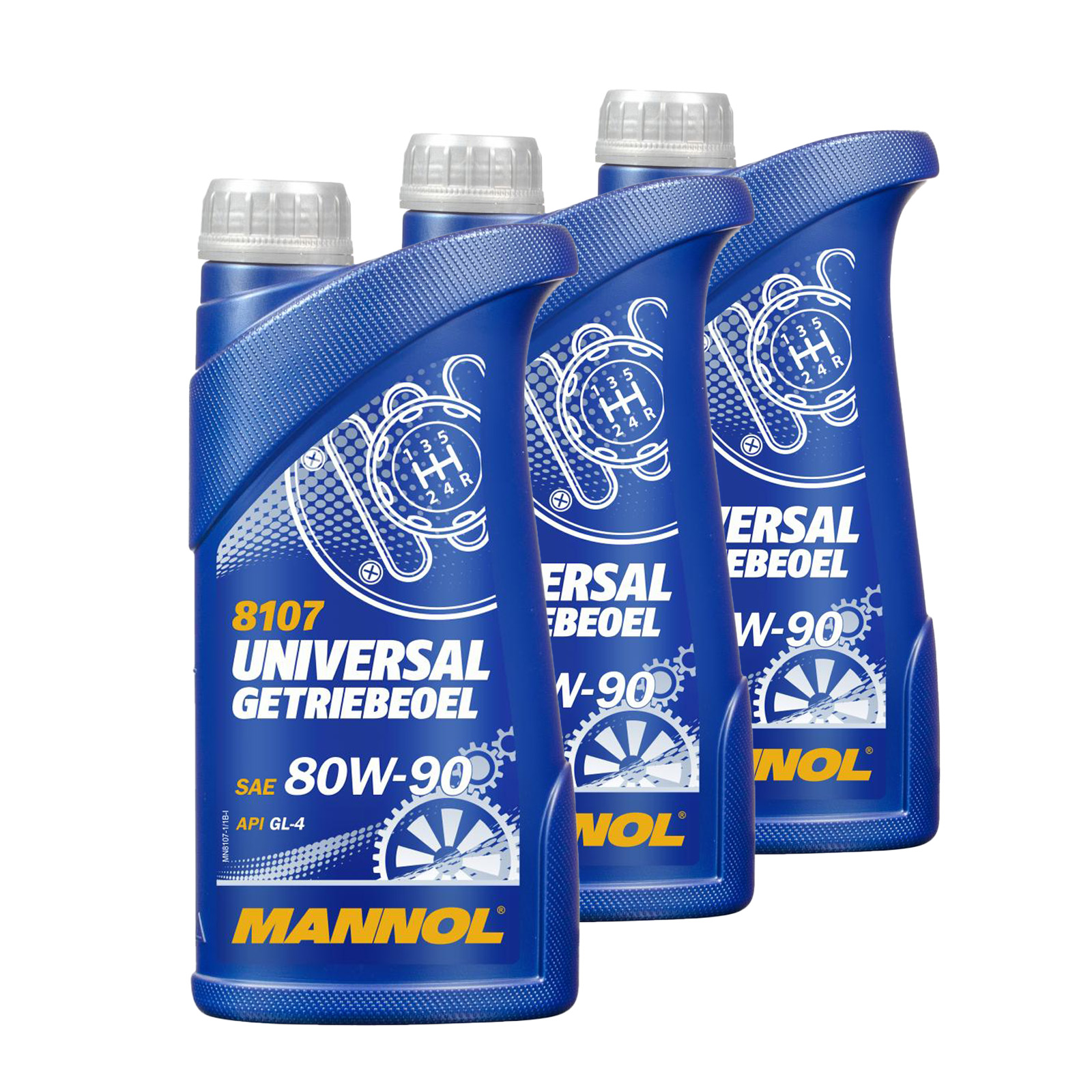 3 Liter (3x1) MANNOL Universal Getriebeöl 80W-90 API GL 4 80W90 Getriebe Öl 3 Liter (3x1) MANNOL Universal Getriebeöl 80W-90 API GL 4 80W90 Getriebe Öl