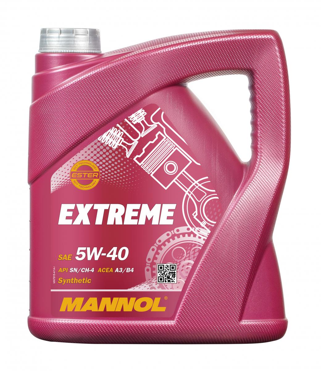 16 Liter (4x4) MANNOL Extreme 5W-40 API SN CH-4 Motoröl 5W40 4036021425504
