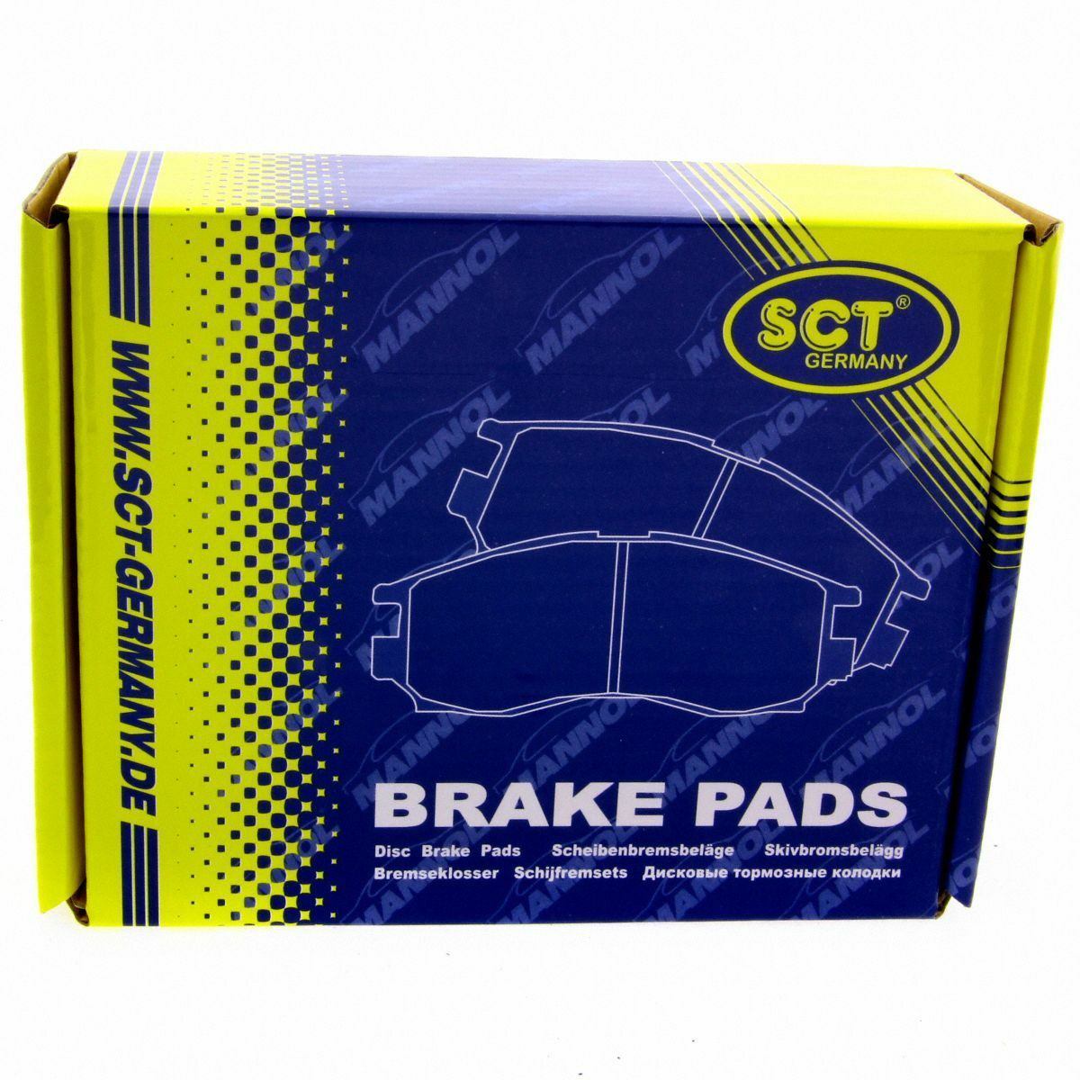 *** SCT Bremsbeläge SP 161 PR Bremsklötze Bremsbelagsatz hinten passend für Ford