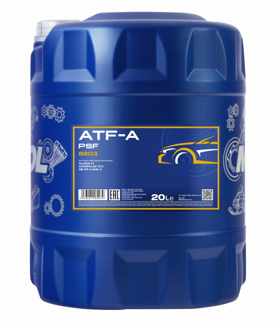 40 Liter MANNOL ATF-A Automatic Fluid Getriebeöl Automatikgetriebe Öl