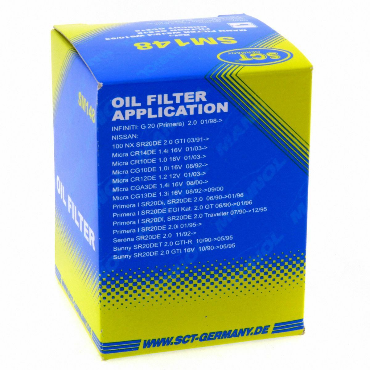 SCT Ölfilter SM148 Filter Motorfilter Servicefilter Anschraubfilter Dichtung Nissan