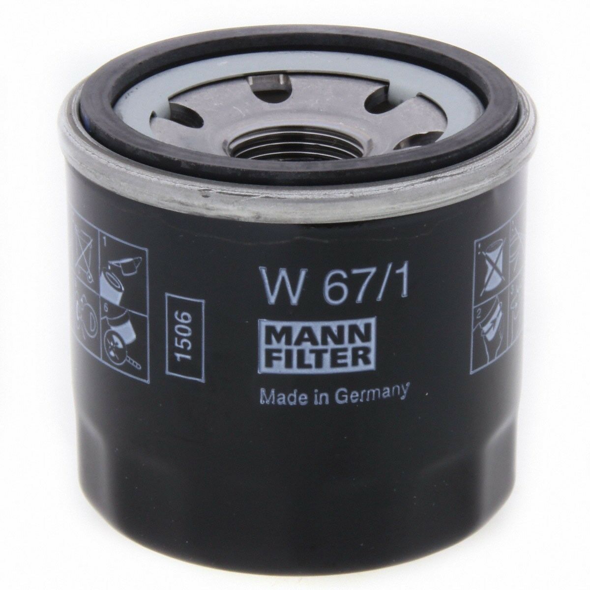 MANN Ölfilter W671 Filter passend für Ford Honda Hyundai Kia Mazda Nissan Renault