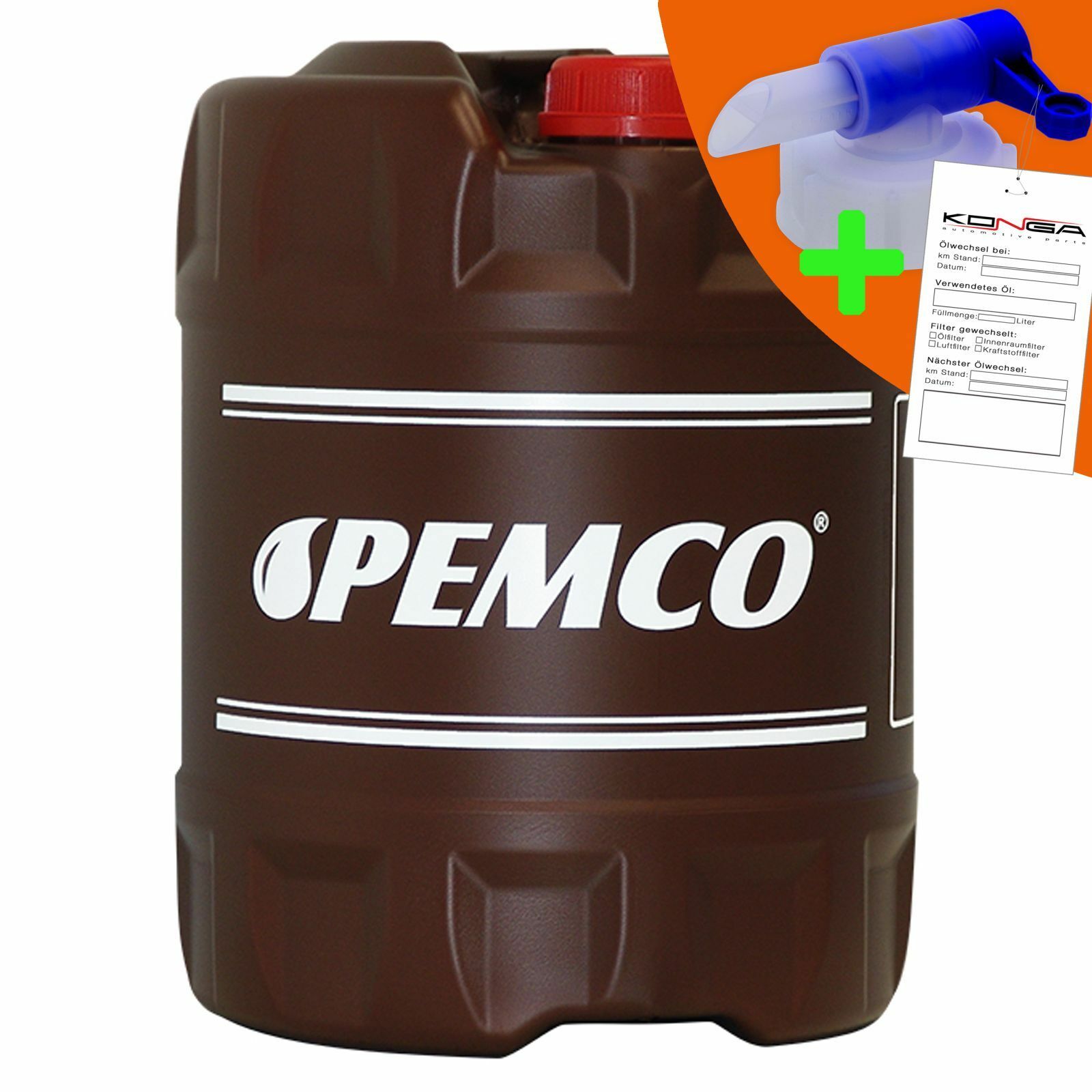 20 Liter PEMCO SAE 5W-40 iDrive 340 Motoröl +Ablasshahn Motorenöl Schmierung